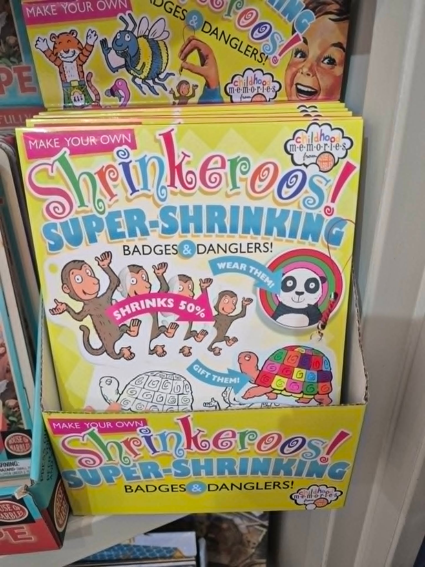 Shrinkeroos Super Shrinking Badges & Danglers Craft Kit for Kids