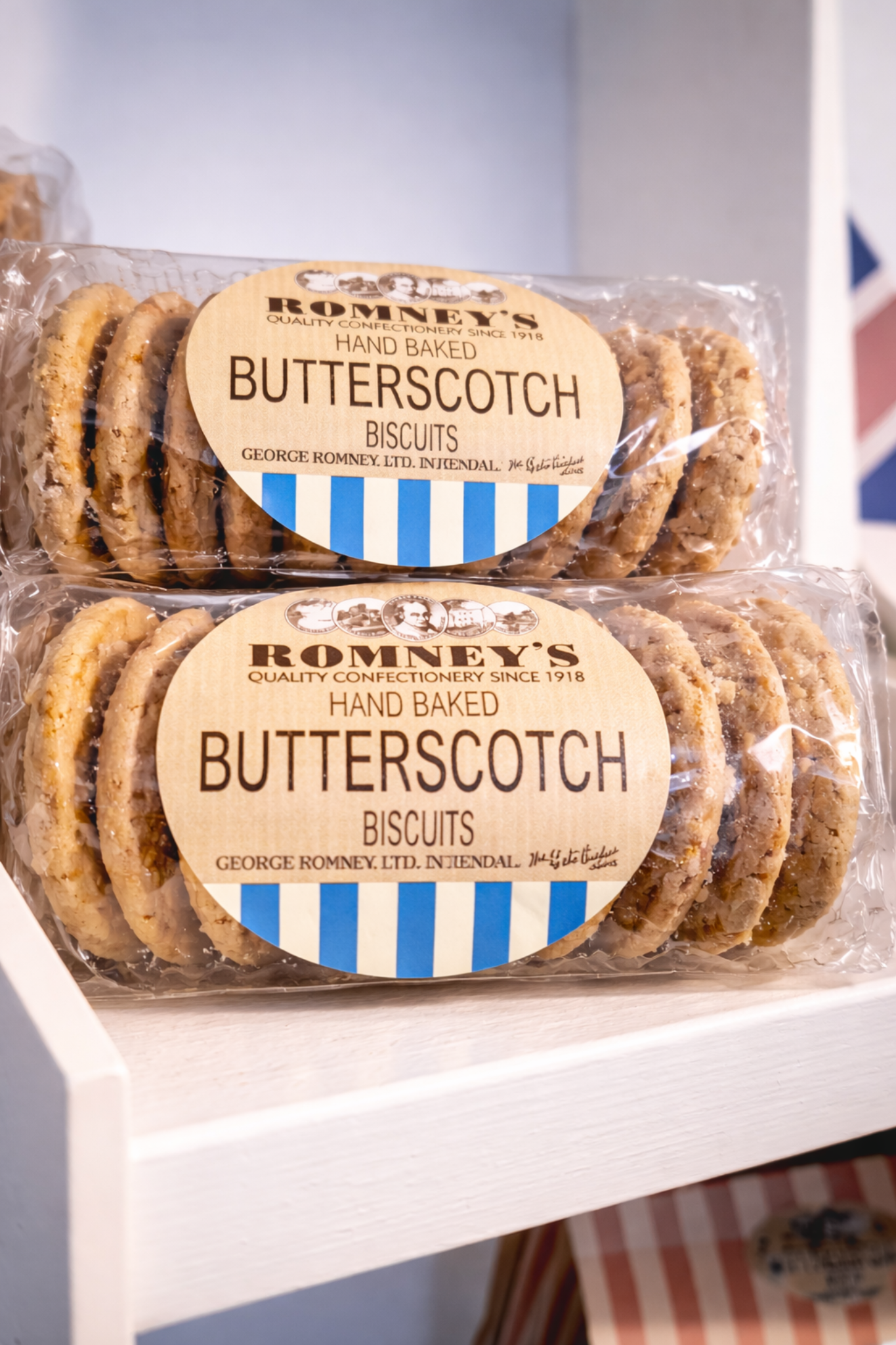 Romney’s Hand Baked Butterscotch Biscuits