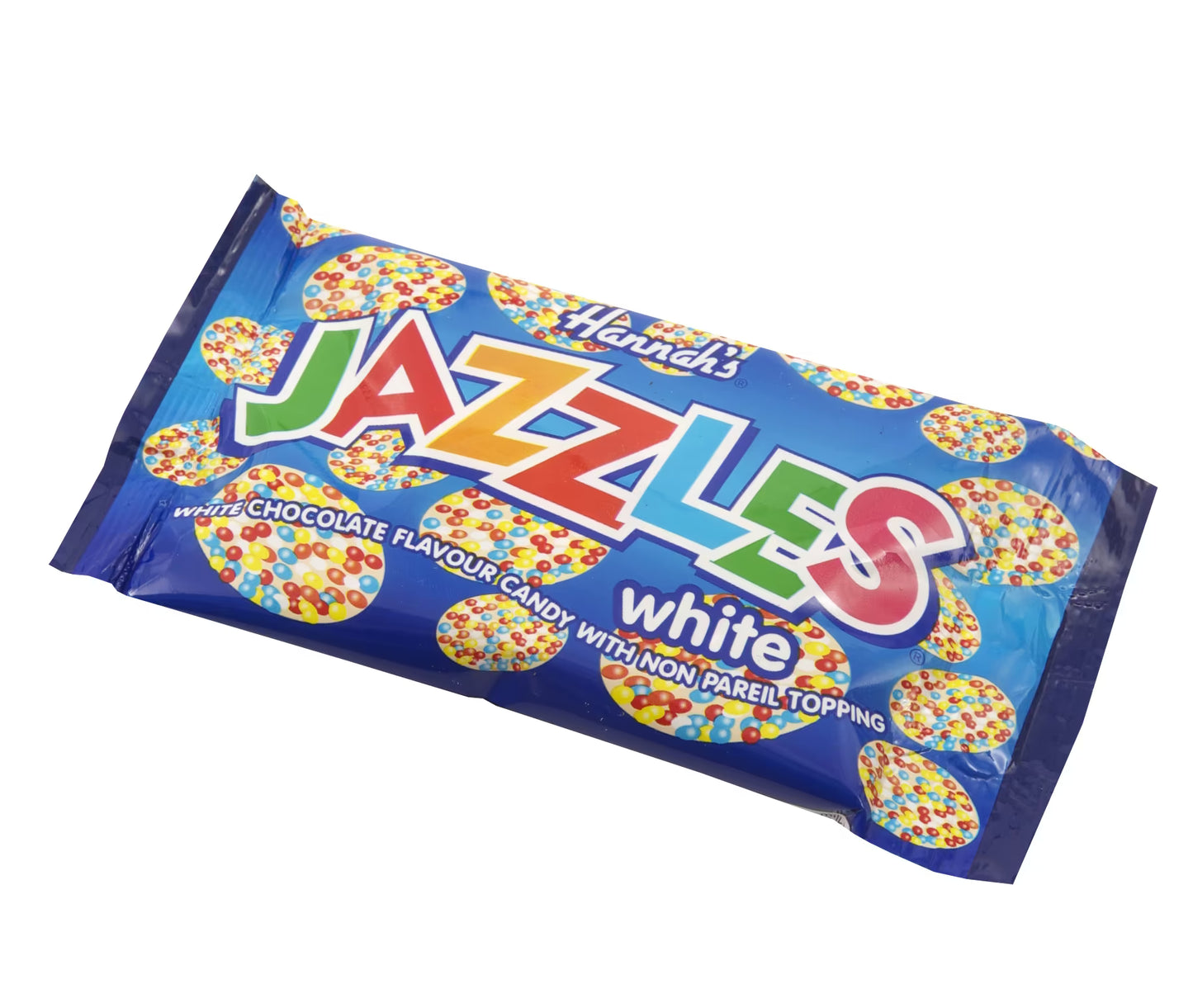 Hannah’s White Chocolate Jazzles 40g | White Chocolate with Sprinkles