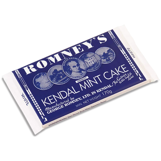Romney’s White Kendal Mint Cake 125g | Classic Peppermint Mint Cake