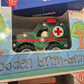 Wooden Ambulance Toy | Wooden Brrm-Brrms Vehicle for Toddlers