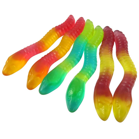 Kingsway Jelly Snakes – Assorted Fruit Flavour Gummy Sweets