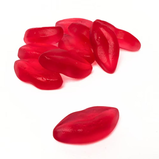 Kingsway Juicy Red Lips | Chewy Strawberry Flavoured Jelly Sweets