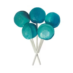 Dobsons Wrapped Blue Raspberry Mega Lollies | Giant Blue Raspberry Lollipops