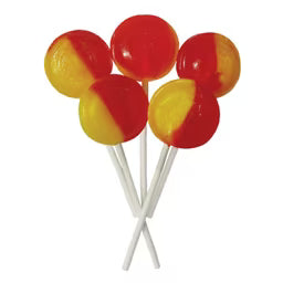 Dobsons Wrapped Rhubarb & Custard Mega Lollies | Giant Classic Flavour Lollipops