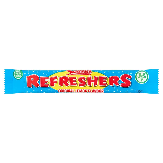 Swizzels Refreshers Original Lemon Chew Bar | Tangy Fizzy Lemon Sweet