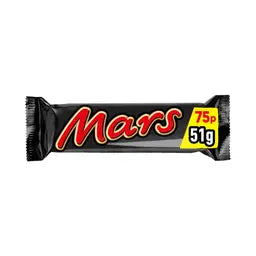 Mars Chocolate Bar 51g | Caramel, Nougat & Milk Chocolate Snack Bar