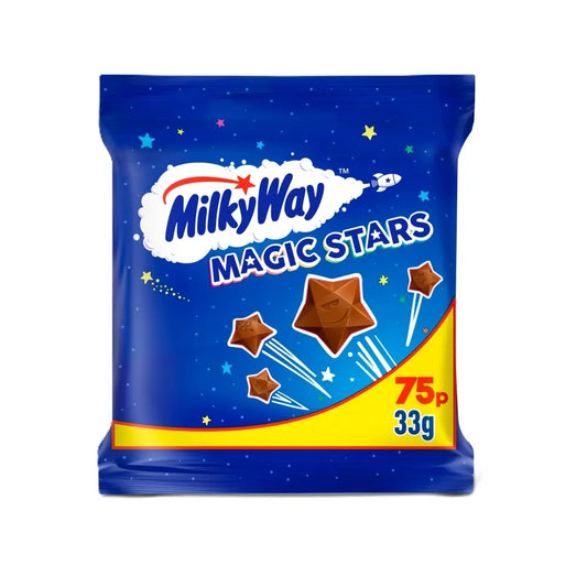 Milky Way Magic Stars 33g Bag | Smooth Milk Chocolate Star Shapes