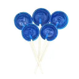 Dobsons Wrapped Blueberry Mega Lollies | Giant Blueberry Flavour Lollipops