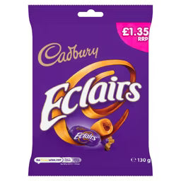 Cadbury Chocolate Eclairs Bag | Chewy Caramel with Chocolate Centre