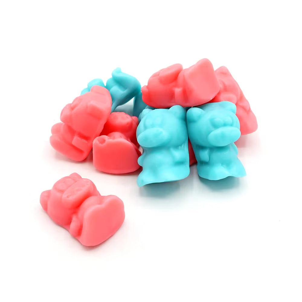 Kingsway Bubble-gum Pigs | Pink Pig Shaped Bubble-gum Sweets