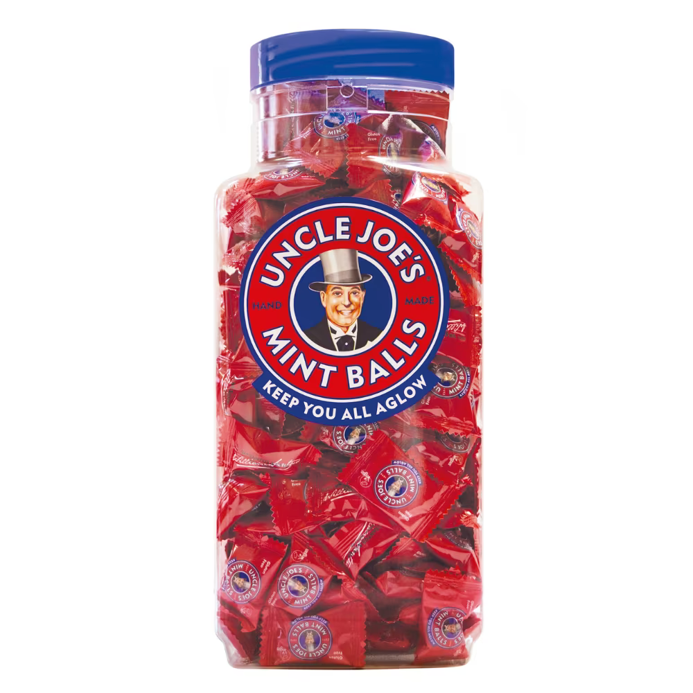Uncle Joe’s Mint Balls | Traditional Extra Strong Mint Sweets