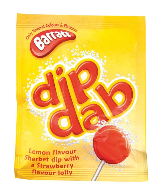 Barratt Sherbet Dip Dab | Strawberry Lolly with Tangy Sherbet