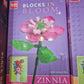Block Tech Zinnia Building Set | Blocks in Bloom Flower Kit