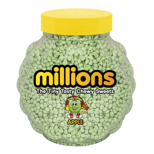 Millions Apple Jar | Apple Flavour Chewy Sweets