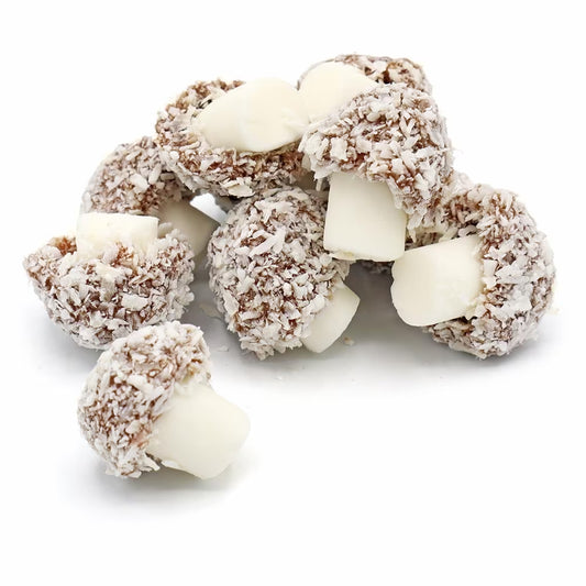 Taveners Coconut Mushrooms | Coconut Flavour Foam Sweets