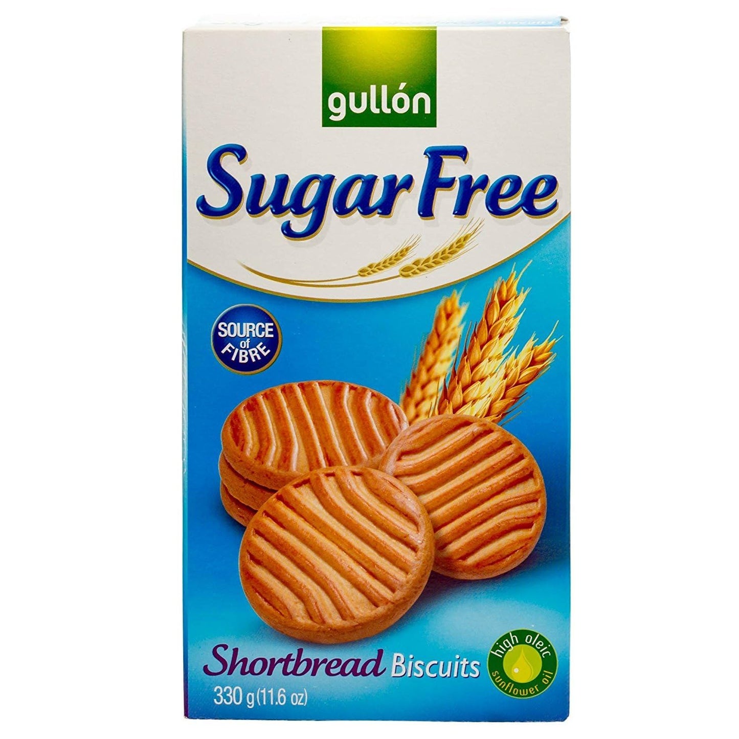 Gullón Sugar Free Shortbread Biscuits 330g | No Added Sugar Cookies