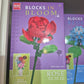 Block Tech Rose Building Set | Blocks in Bloom Floral Brick Kit
