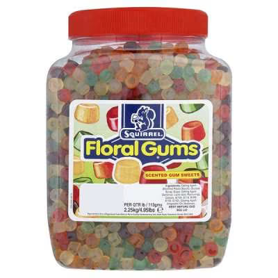 Squirrel Floral Gums | Traditional Floral Chewy Sweets