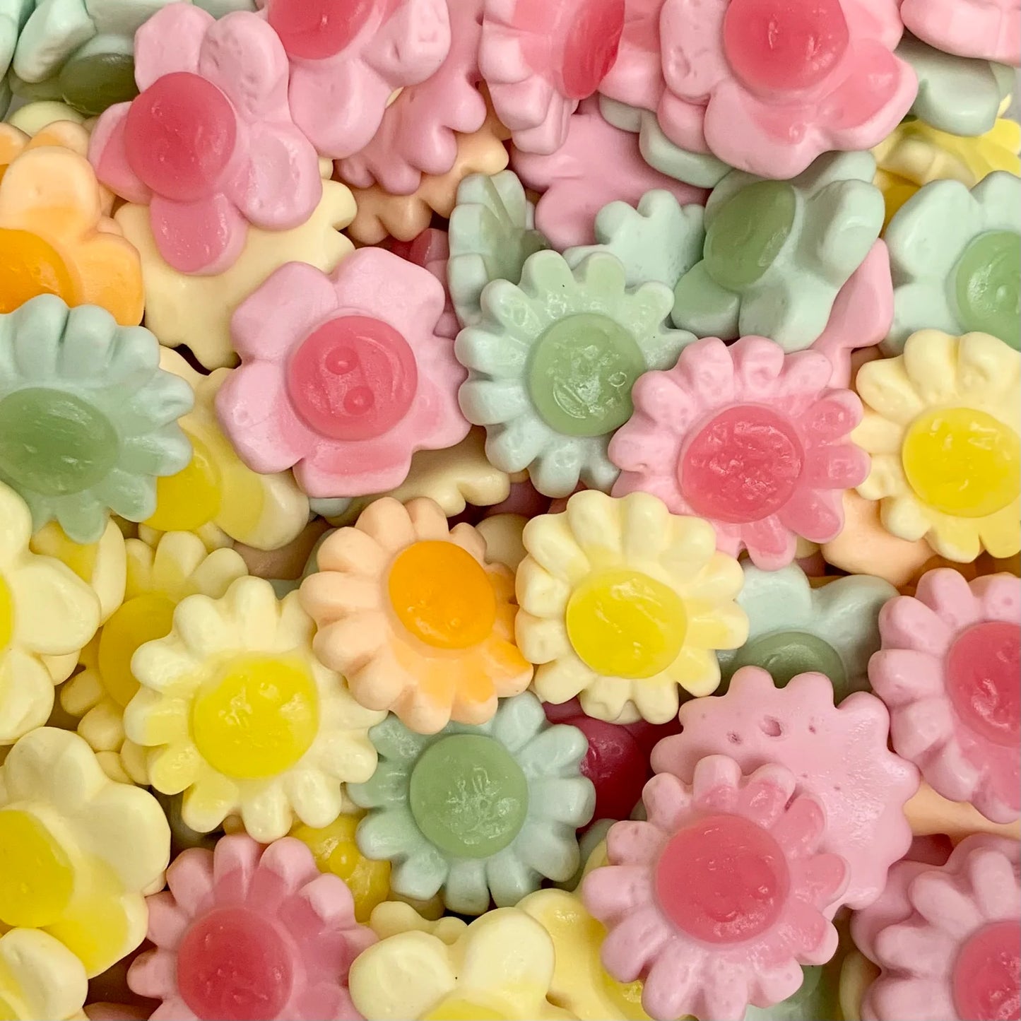 Kingsway Happy Flowers Candy | Colourful Gummy Flower Sweets