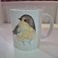 Robin Ceramic Mug – Watercolor Bird Coffee Cup