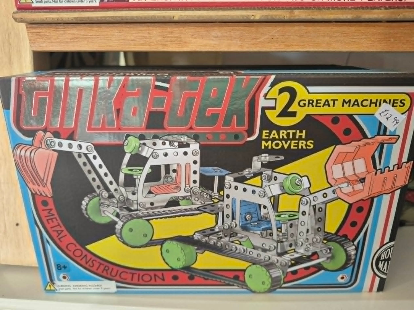 Metal Construction Earth Movers Set | 2 Great Machines Building Kit