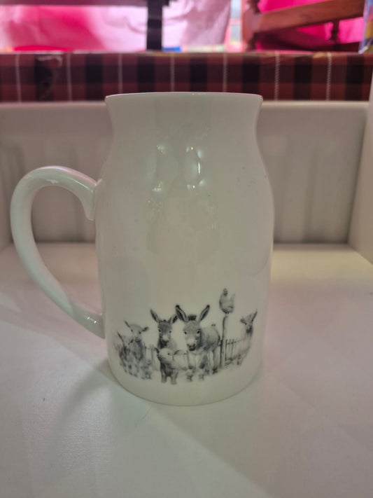 Farm Animal Ceramic Milk Jug & Vase – Country Kitchen Decor