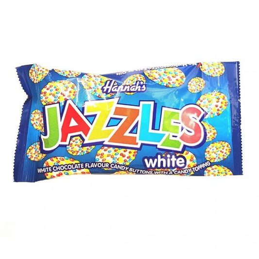 Hannah’s White Chocolate Jazzles 40g | White Chocolate with Sprinkles